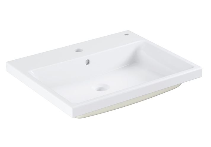 GROHE CUBE CERAMIC umyvadlo 60 cm, s otvorem pro baterii a přepadem, broušené, PureGuard, alpská bílá 3947900H Obrázek - Hlavní obrázek