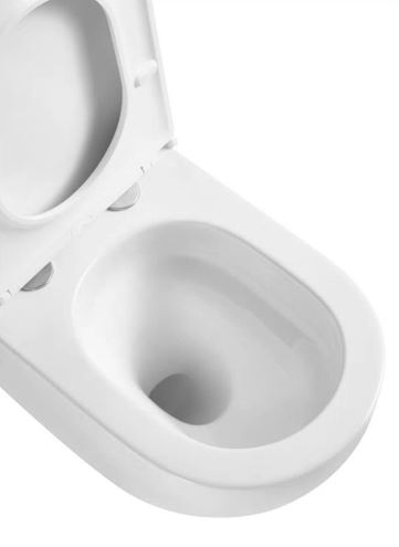 BASIC PRO závěsné WC, se SoftClose sedátkem, hygienické splachování BAPROPT052-WH Obrázek - fotka