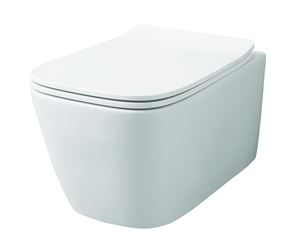 ARTCERAM A16 závěsné WC, Rimless splachování, matná bílá 