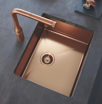 GROHE K700 nerezový dřez 540x440 mm, kartáčovaný warm sunset 31574DL1 Obrázek - fotka