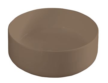 ARTCERAM COGNAC umyvadlová mísa 42 cm, bez přepadu, Saniglaze, brown tortora