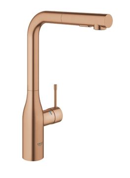 GROHE ESSENCE NEW dřezová baterie, s vytahovací sprškou, kartáčovaný warm sunset