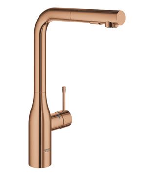 GROHE ESSENCE NEW dřezová baterie, s vytahovací sprškou, warm sunset