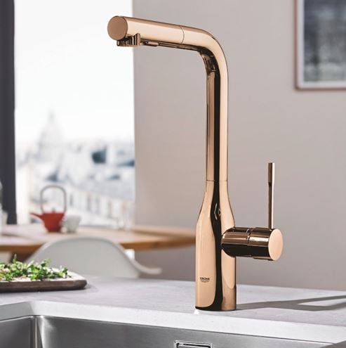 GROHE ESSENCE NEW dřezová baterie, s vytahovací sprškou, warm sunset 30270DA0 Obrázek - fotka