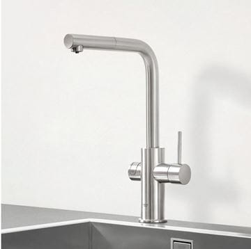 GROHE BLUE PROFESSIONAL dřezové elektronická baterie, s vytahovací koncovkou, s filtračním a chladícím zařízením, Bluetooth, napájení ze sítě, supersteel 31326DC2 Obrázek - fotka