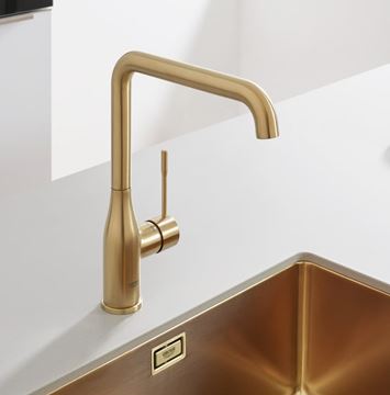 GROHE ESSENCE NEW dřezová baterie, kartáčovaný cool sunrise 30269GN0 Obrázek - fotka