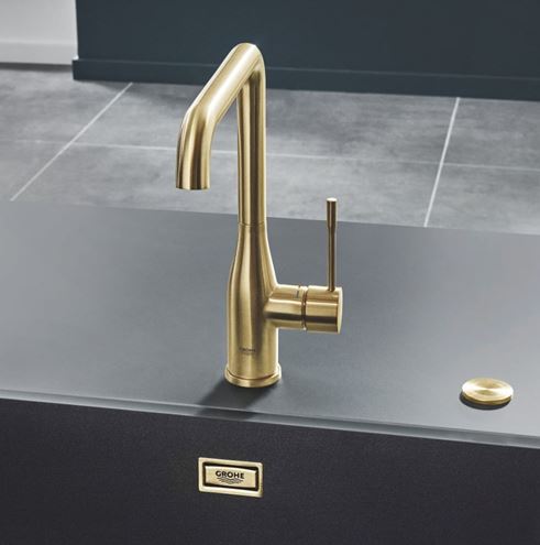 GROHE ESSENCE NEW dřezová baterie, kartáčovaný cool sunrise 30269GN0 Obrázek - fotka