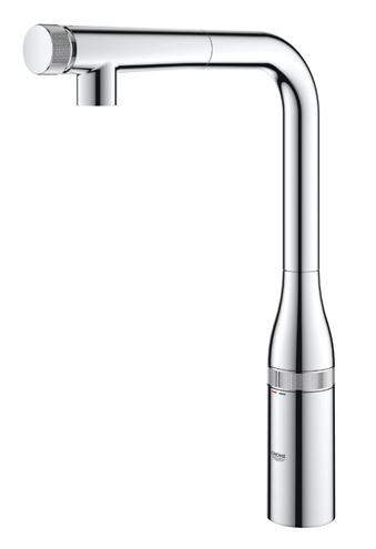 GROHE ESSENCE SMARTCONTROL dřezová baterie, s vytahovací koncovkou, chrom 31615000 Obrázek - fotka