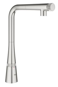 GROHE ZEDRA SMARTCONTROL dřezová baterie, s vytahovací koncovkou, supersteel