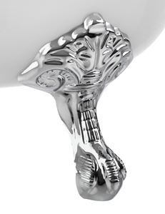 ROCA NEWCAST nožičky k vaně, orlí noha, chrom 