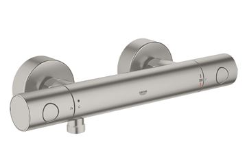 GROHE GROHTHERM 1000 COSMOPOLITAN M sprchová nástěnná termostatická baterie, Water Saving, supersteel