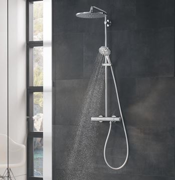 GROHE RAINSHOWER SMARTACTIVE 310 sprchový set s termostatickou baterií, horní sprcha, ruční sprcha, tyč, hadice, chrom 26648000 Obrázek - fotka