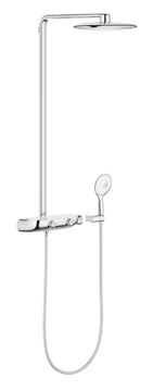 GROHE RAINSHOWER SYSTEM SMARTCONTROL MONO 360 sprchový set s termostatickou baterií, horní sprcha, ruční sprcha se 4 proudy, tyč, hadice, chrom