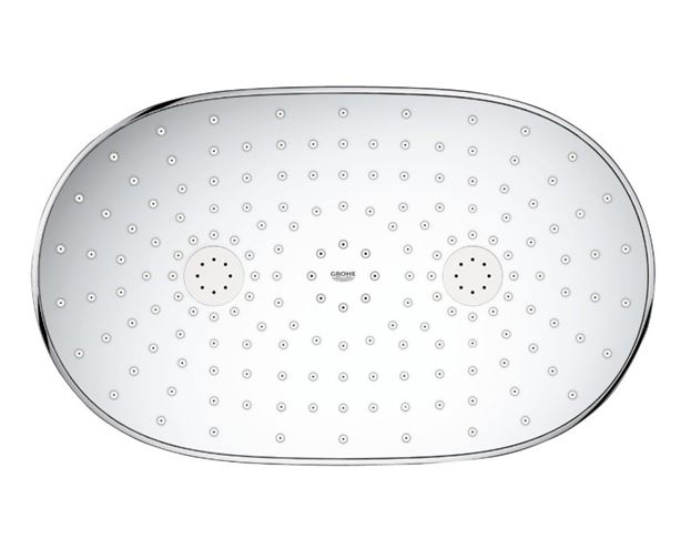 GROHE RAINSHOWER SYSTEM SMARTCONTROL MONO 360 sprchový set s termostatickou baterií, horní sprcha, ruční sprcha se 4 proudy, tyč, hadice, chrom 26361000 Obrázek - fotka