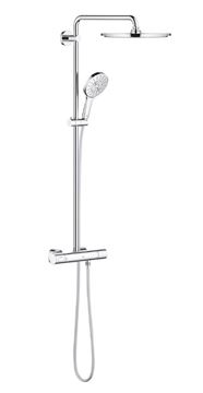 GROHE RAINSHOWER SMARTACTIVE 310 sprchový set s termostatickou baterií, horní sprcha, ruční sprcha se 3 proudy, tyč, hadice, Water Saving, chrom