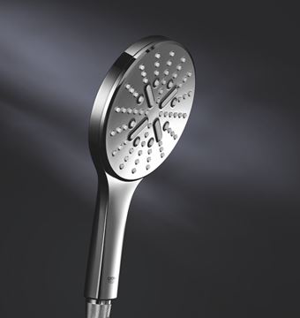 GROHE RAINSHOWER SMARTACTIVE 310 sprchový set s termostatickou baterií, horní sprcha, ruční sprcha se 3 proudy, tyč, hadice, Water Saving, chrom 27968001 Obrázek - fotka