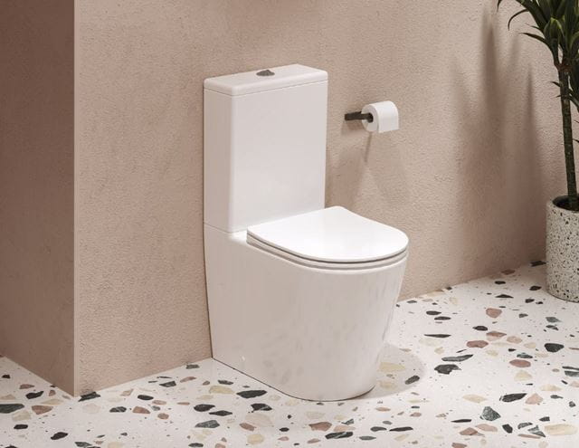 RAVAK WC kombi Elegant, se SoftClose sedátkem, RimOff splachování, vario odpad X01872 Obrázek - fotka