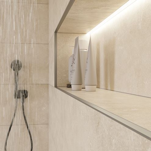 RAKO DALE dlažba 30x30 cm, mat reliéf, bílošedá DAF34878 Obrázek - fotka