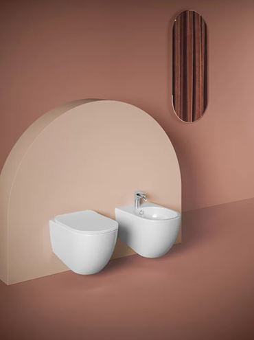 ARTCERAM FILE 2.0 závěsné WC, Rimless splachování, Saniglaze, lesklá bílá  FLV006 01,00 Obrázek - fotka