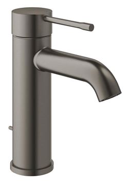 GROHE ESSENCE NEW umyvadlová stojánková baterie, s odtokovou soupravou, Water Saving, kartáčovaný hard graphite