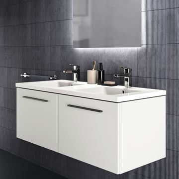 IDEAL STANDARD I.LIFE B dvojumyvadlo 121 cm, se 2 otvory pro baterie a přepadem T460201 Obrázek - fotka