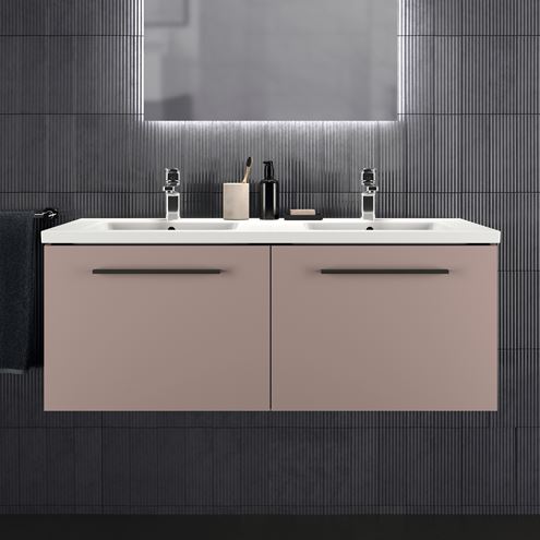IDEAL STANDARD I.LIFE B dvojumyvadlo 121 cm, se 2 otvory pro baterie a přepadem T460201 Obrázek - fotka
