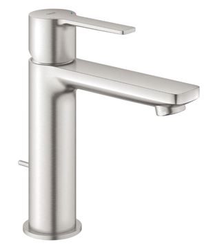 GROHE LINEARE umyvadlová stojánková baterie, s odtokovou soupravou, supersteel