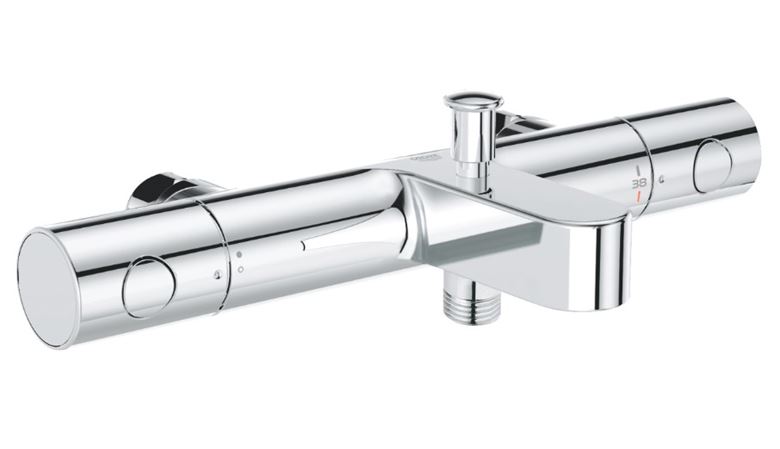 GROHE GROHTHERM 800 COSMOPOLITAN vanová nástěnná termostatická baterie, s přepínačem, Water Saving, chrom 34770000 Obrázek - Hlavní obrázek