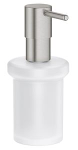GROHE ESSENTIALS dávkovač tekutého mýdla 160 ml, bez držáku, sklo, supersteel