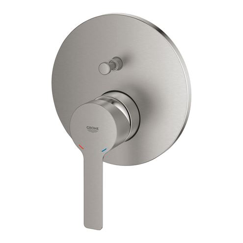 GROHE LINEARE vanová podomítková baterie, s přepínačem, supersteel 24064DC1 Obrázek - fotka