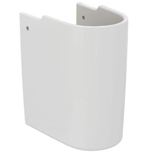 CONCEPT CUBE polosloup pro umyvadlo, alpská bílá 