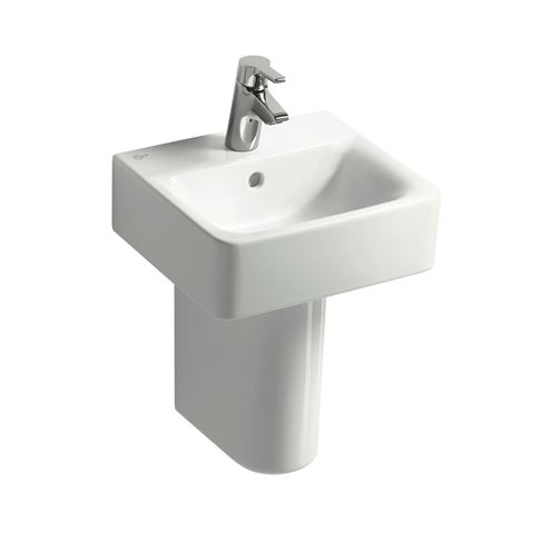 CONCEPT CUBE polosloup pro umývátko, alpská bílá  E784001 Obrázek - fotka