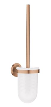 GROHE ESSENTIALS WC štětka, nástěnná, sklo, kartáčovaný warm sunset