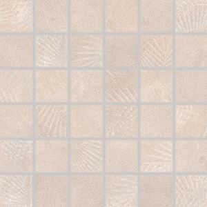 RAKO LAMPEA mozaika 30x30(5x5) cm, lepená na síti, mat-lesk, béžová