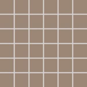 RAKO TAURUS COLOR mozaika 30x30 (5x5) cm, lepená na síti, mat, hnědošedá