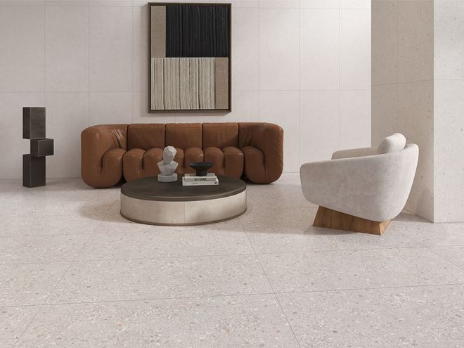 ABITARE CIOTTOLI dlažba 60x119,8 cm, outdoor, mat, bianco PF00023084 Obrázek - fotka
