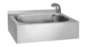 AZP BRNO umyvadlo 40 cm, se senzorovou baterii, napájení z baterie, nerez