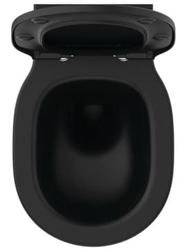 VITRA INTEGRA závěsné WC, Rim-ex splachování, VitrAhygiene, matná černá  7062B083-0075 Obrázek - fotka