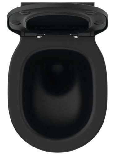 VITRA INTEGRA závěsné WC, Rim-ex splachování, VitrAhygiene, matná černá  7062B083-0075 Obrázek - fotka