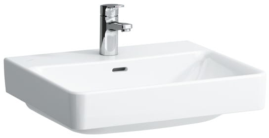LAUFEN PRO S umyvadlo 55 cm, s otvorem pro baterii a přepadem H8109620001041 Obrázek - Hlavní obrázek