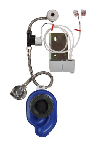 SANELA radarový splachovač pisoáru, na montážní liště, Bluetooth, s integrovaným zdrojem SLP 99S Obrázek - Hlavní obrázek