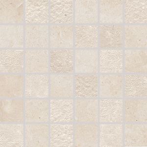 RAKO LIMESTONE mozaika 30x30(5x5) cm, lepená na síti, mat-lesk reliéf, béžová