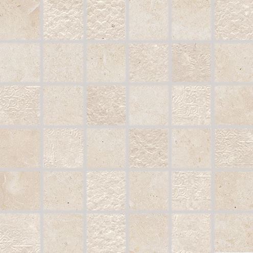 RAKO LIMESTONE mozaika 30x30(5x5) cm, lepená na síti, mat-lesk reliéf, béžová DDM06801 Obrázek - Hlavní obrázek