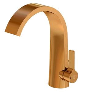 STEINBERG 280 umyvadlová stojánková baterie, s odtokovou soupravou, rose gold 