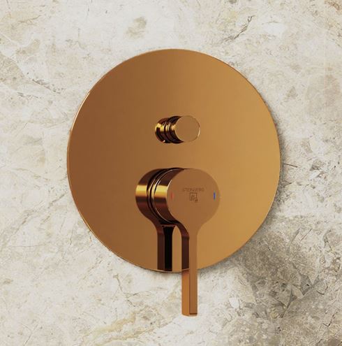 STEINBERG 280 vanová podomítková baterie, s přepínačem, rose gold 280 2103 3 RG Obrázek - fotka