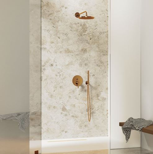 STEINBERG 280 vanová podomítková baterie, s přepínačem, rose gold 280 2103 3 RG Obrázek - fotka