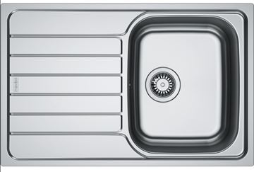 FRANKE SPARK SKN 611-78 nerezový dřez 780x500 mm, otočný, odkapávač