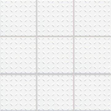 RAKO POOL dlažba 10x10 cm, mat reliéf, bílá