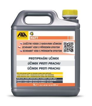 FILA MATT ochranný vosk s přírodním efektem 5 l, mléčně bílá