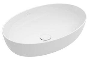 VILLEROY & BOCH ARTIS umyvadlo na desku 61 cm, bez přepadu, alpská bílá